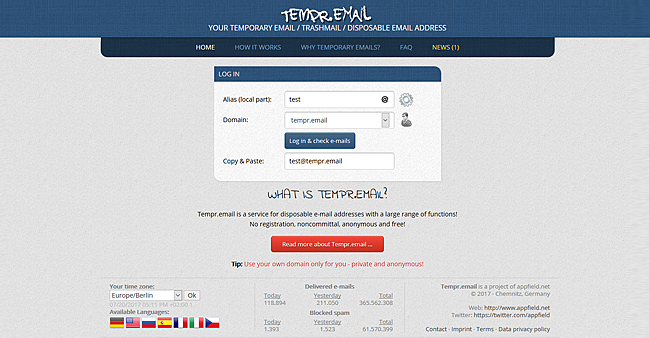 Temporary Email Generator Online